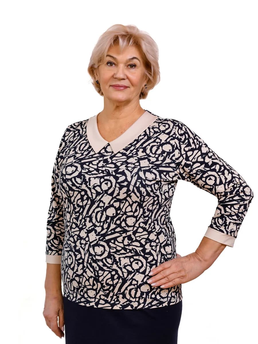 Джемпер нарядный больших размеров