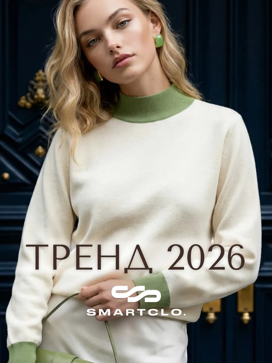 Джемпер вязаный с горлом