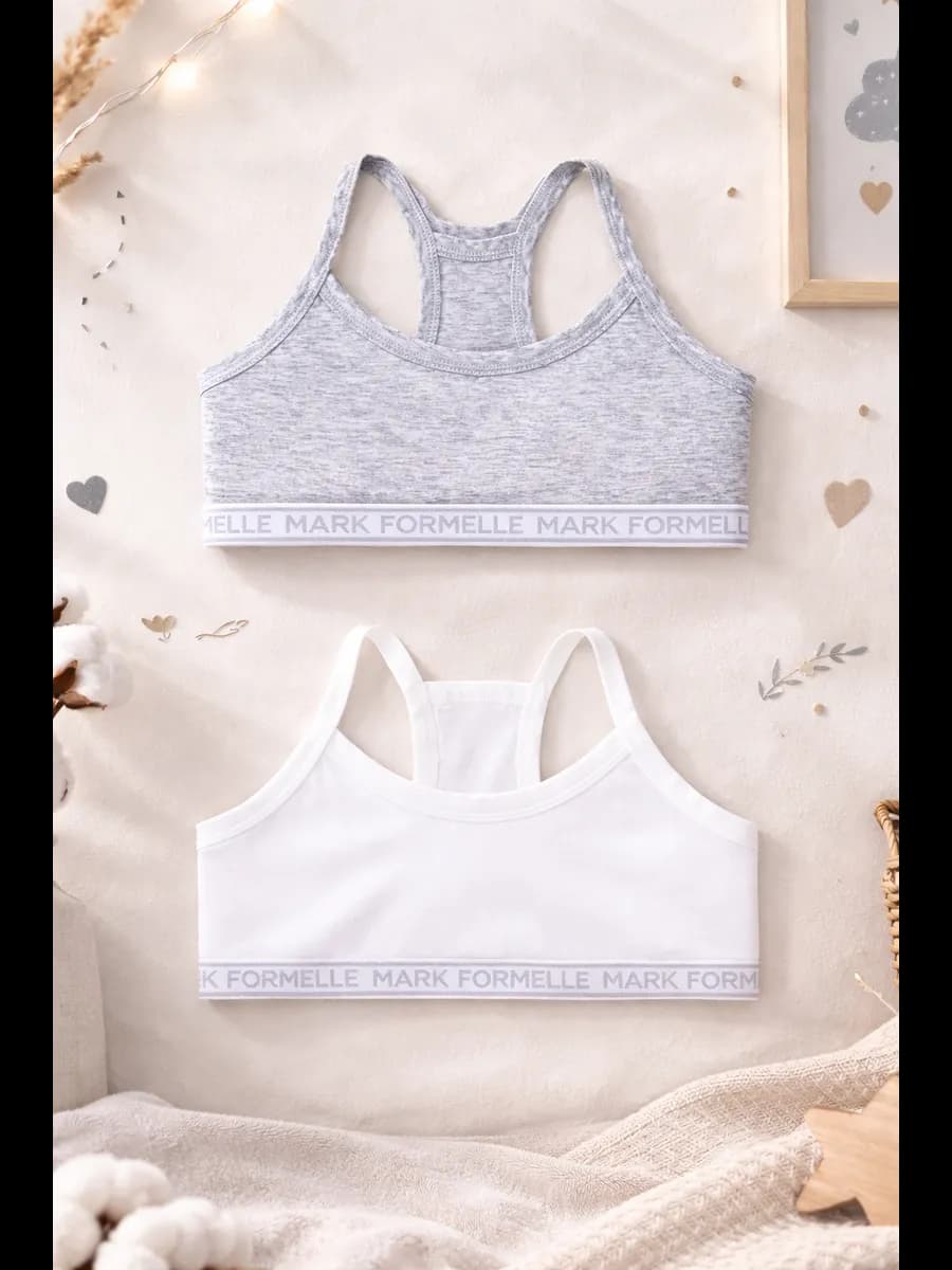 Бюстье топ для подростка набор - 2 шт