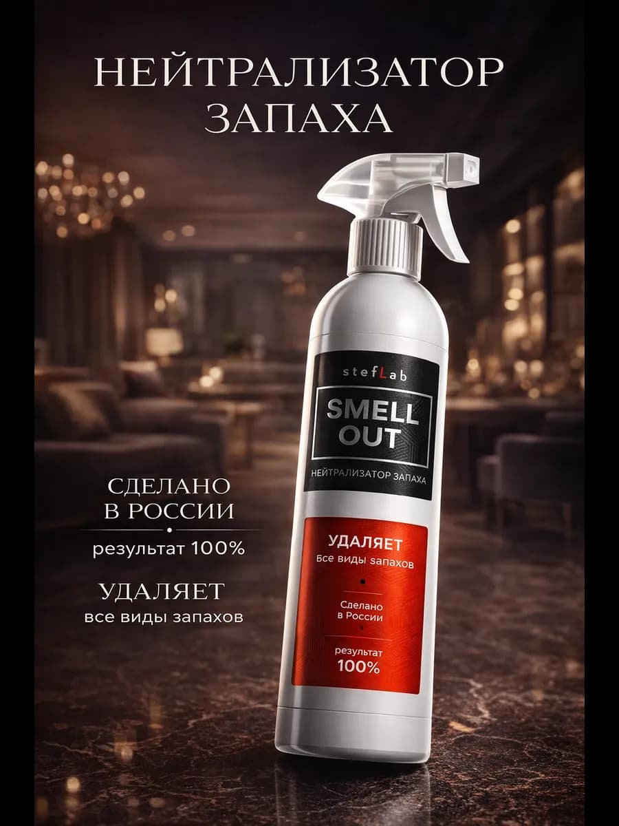 Поглотитель ликвидатор нейтрализатор запахов 500мл