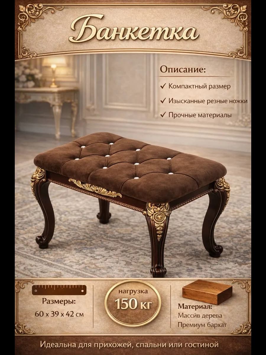 Пуфы и Банкетки