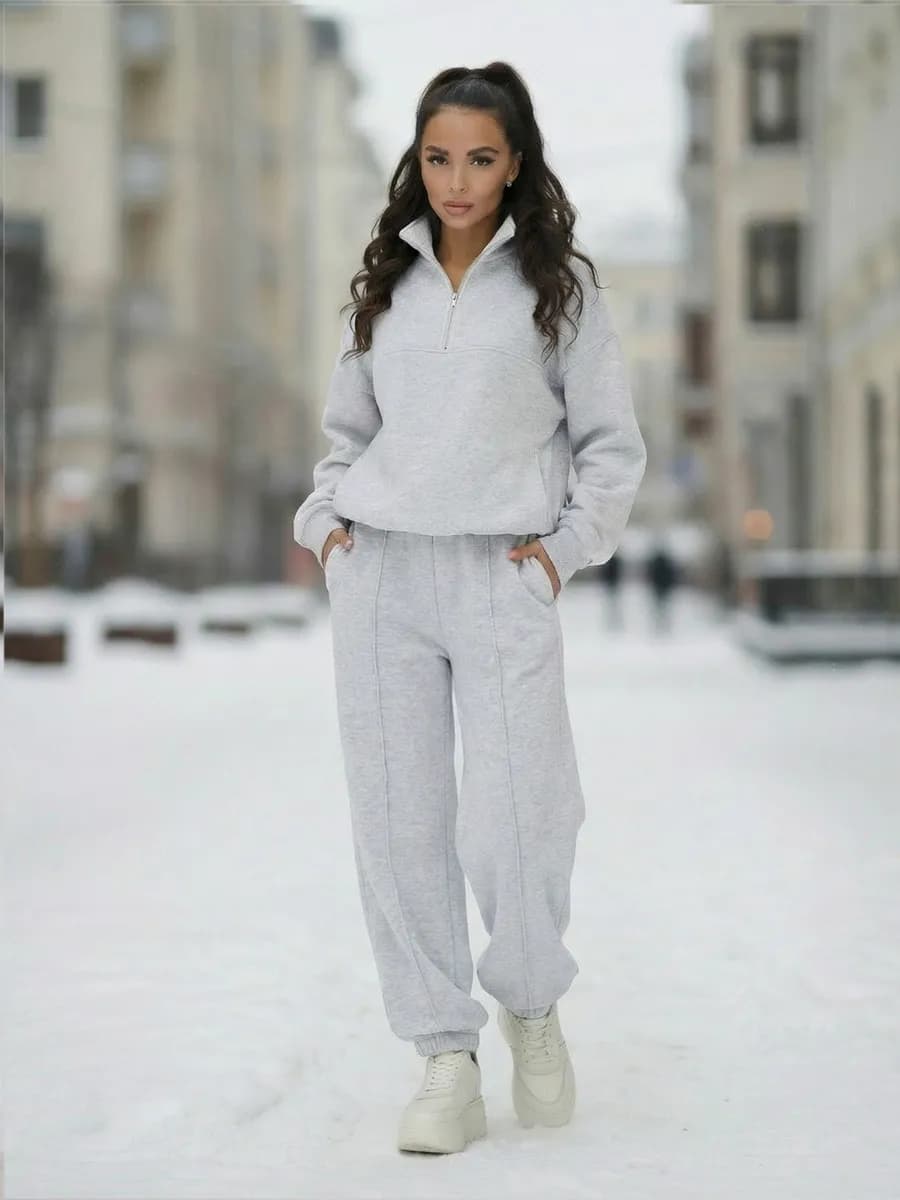 Спортивный костюм теплый с начесом