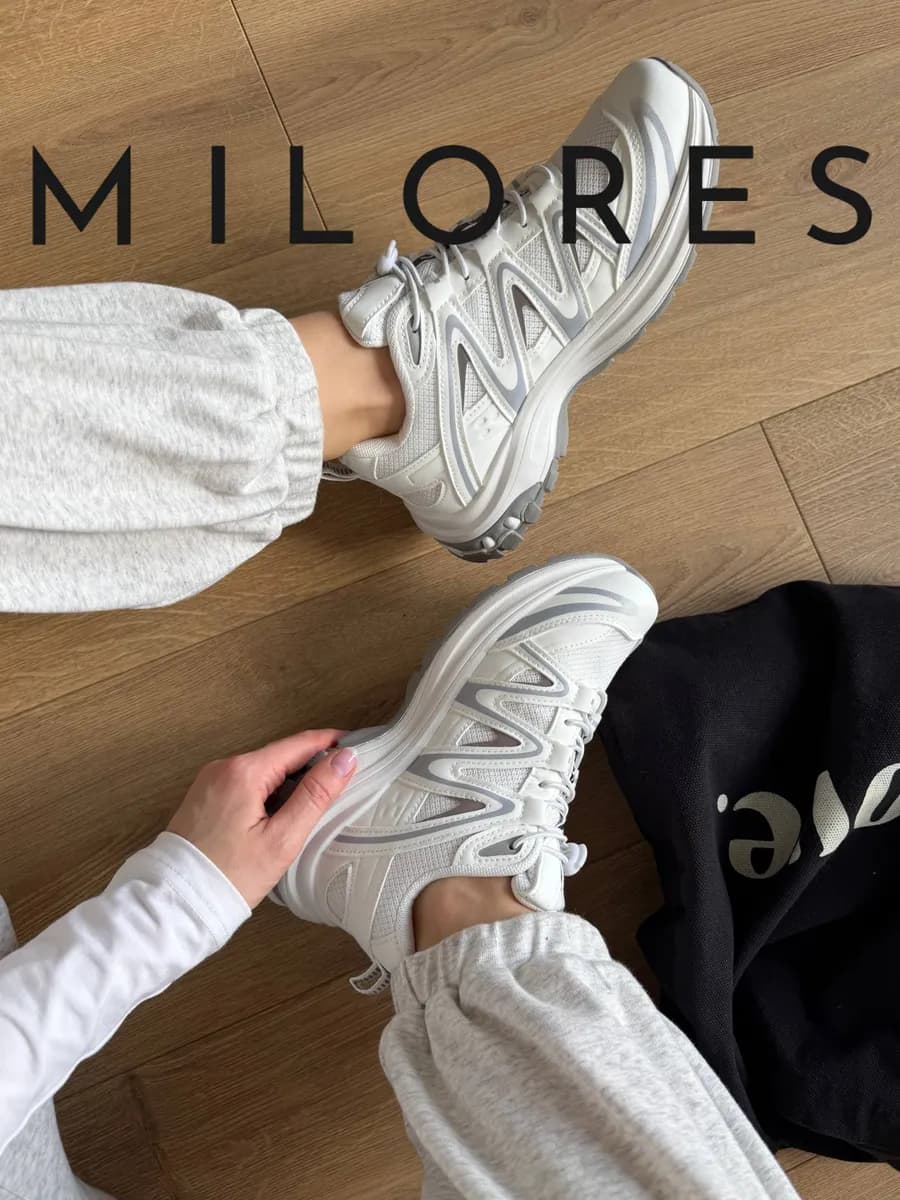 Кроссовки белые на платформе весенние