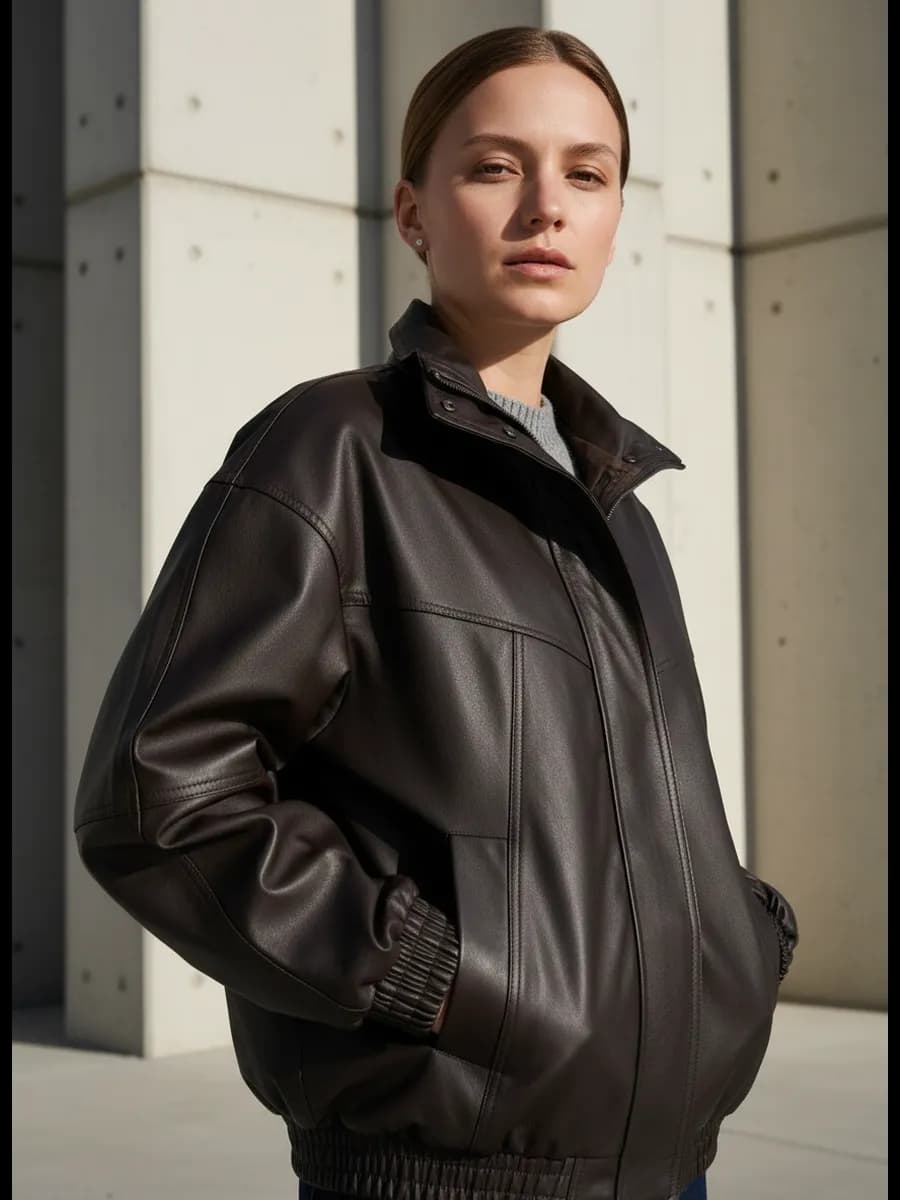 Куртка из эко кожи демисезонная