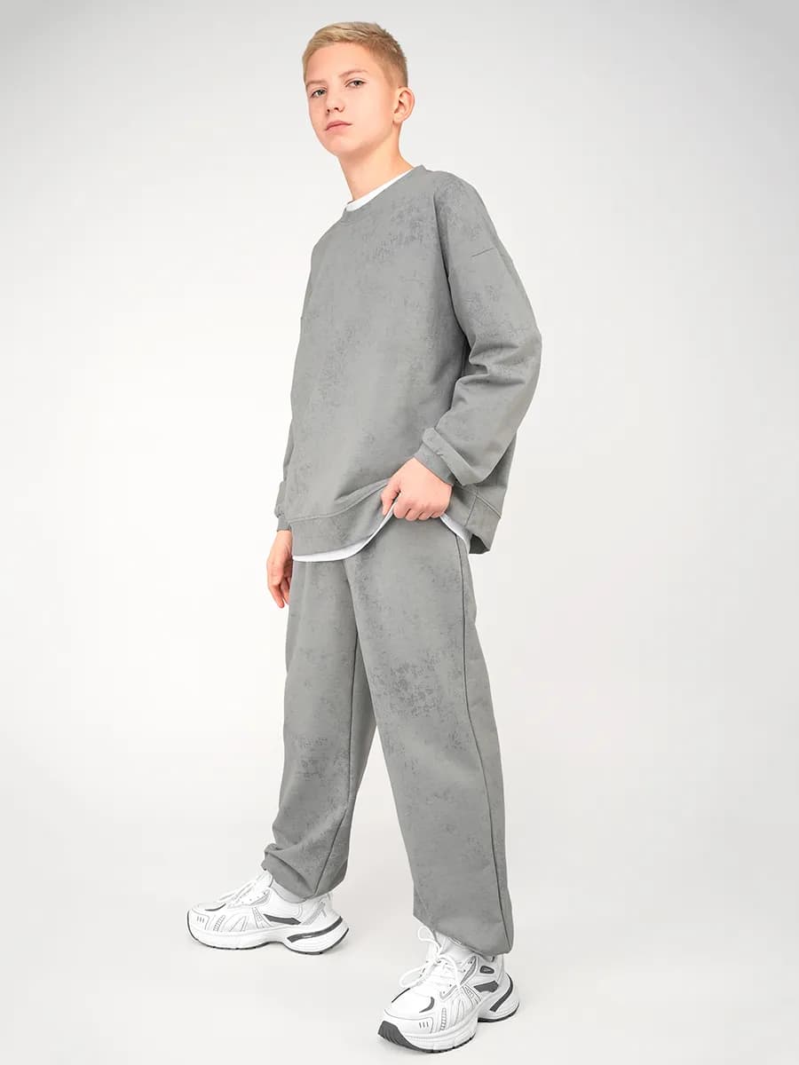 Костюм с брюками детский из футера хлопковый