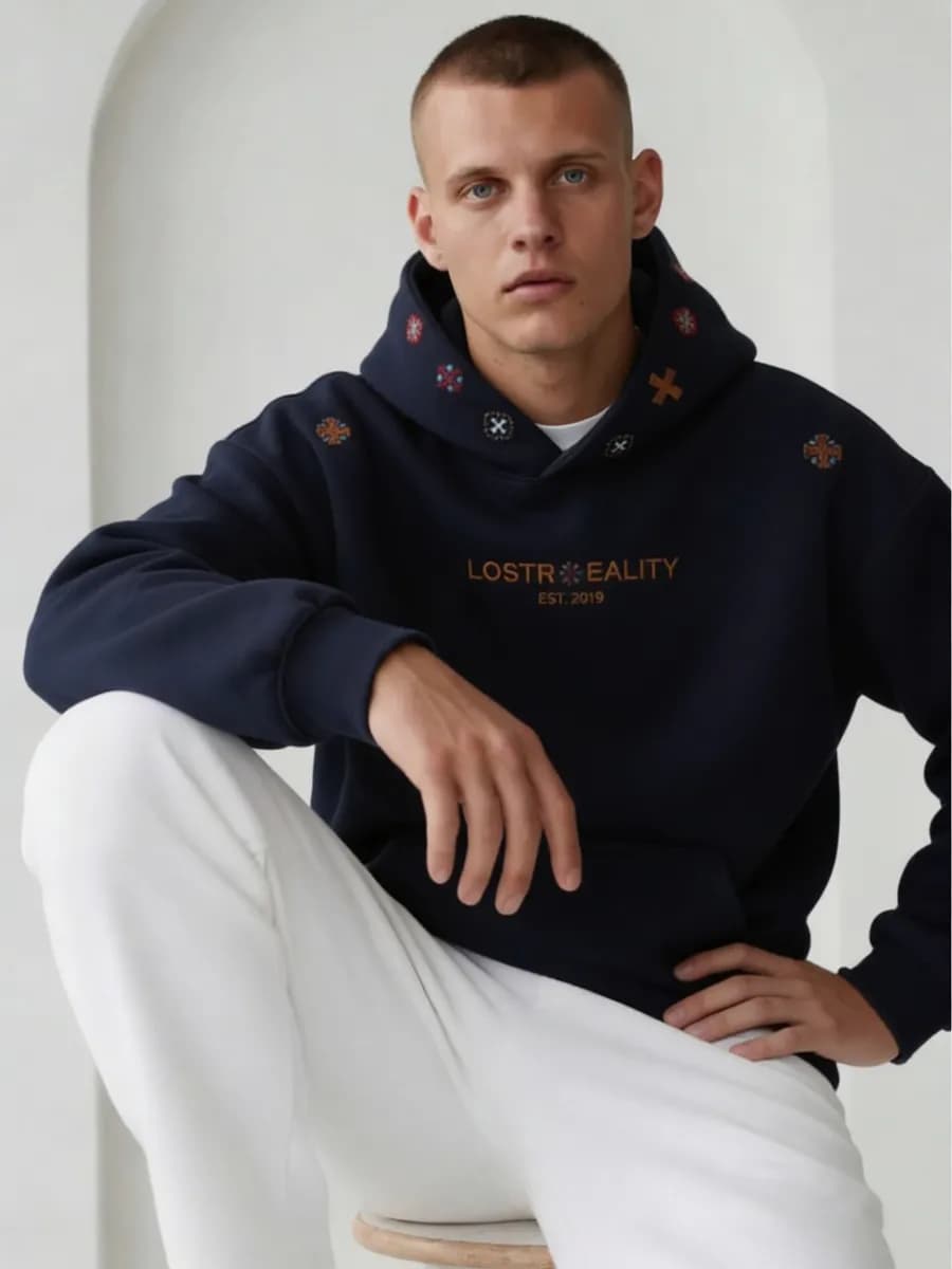 Худи мужское с капюшоном