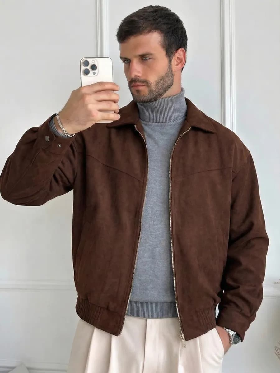 Бомбер мужской демисезонный