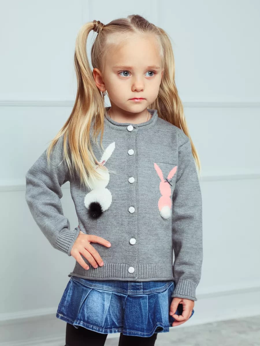 Кофта теплая на пуговицах в садик