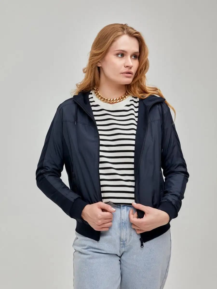 Толстовка спортивная на молнии с капюшоном