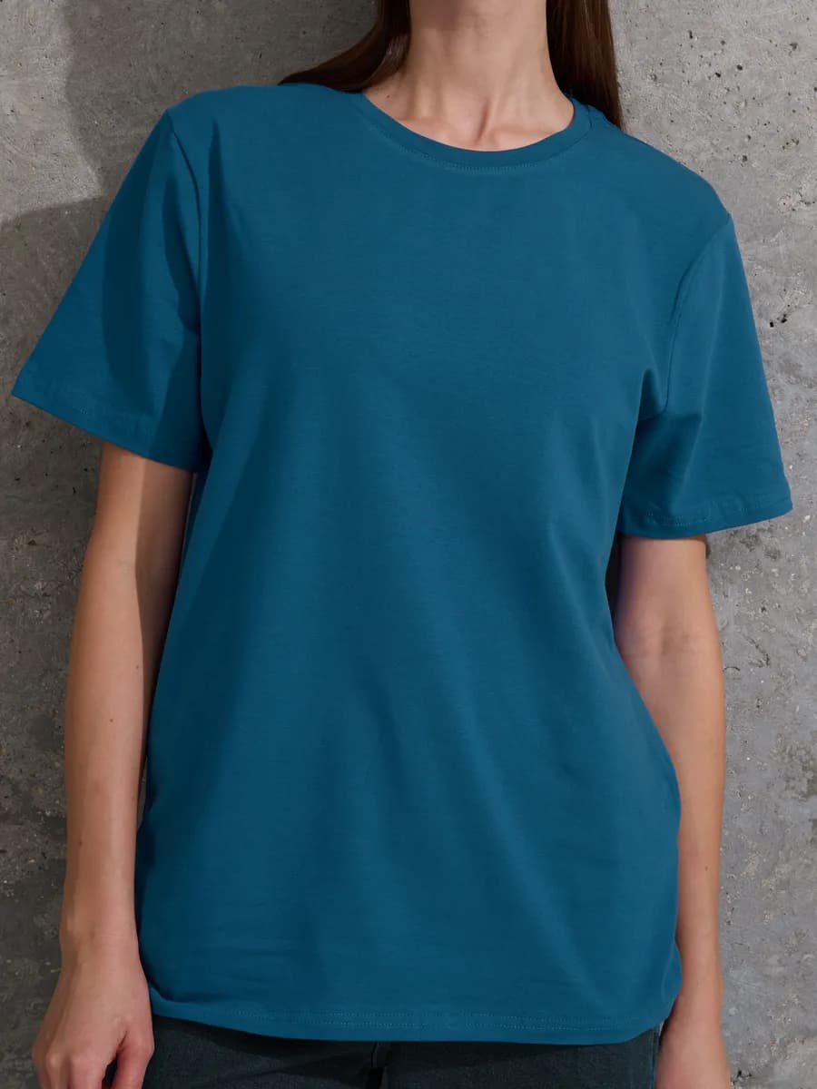 Футболка базовая прямого кроя