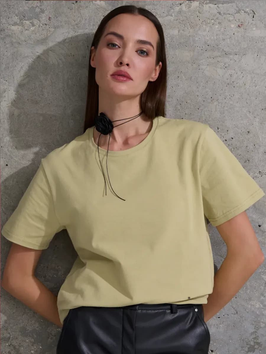 Футболка базовая прямого кроя