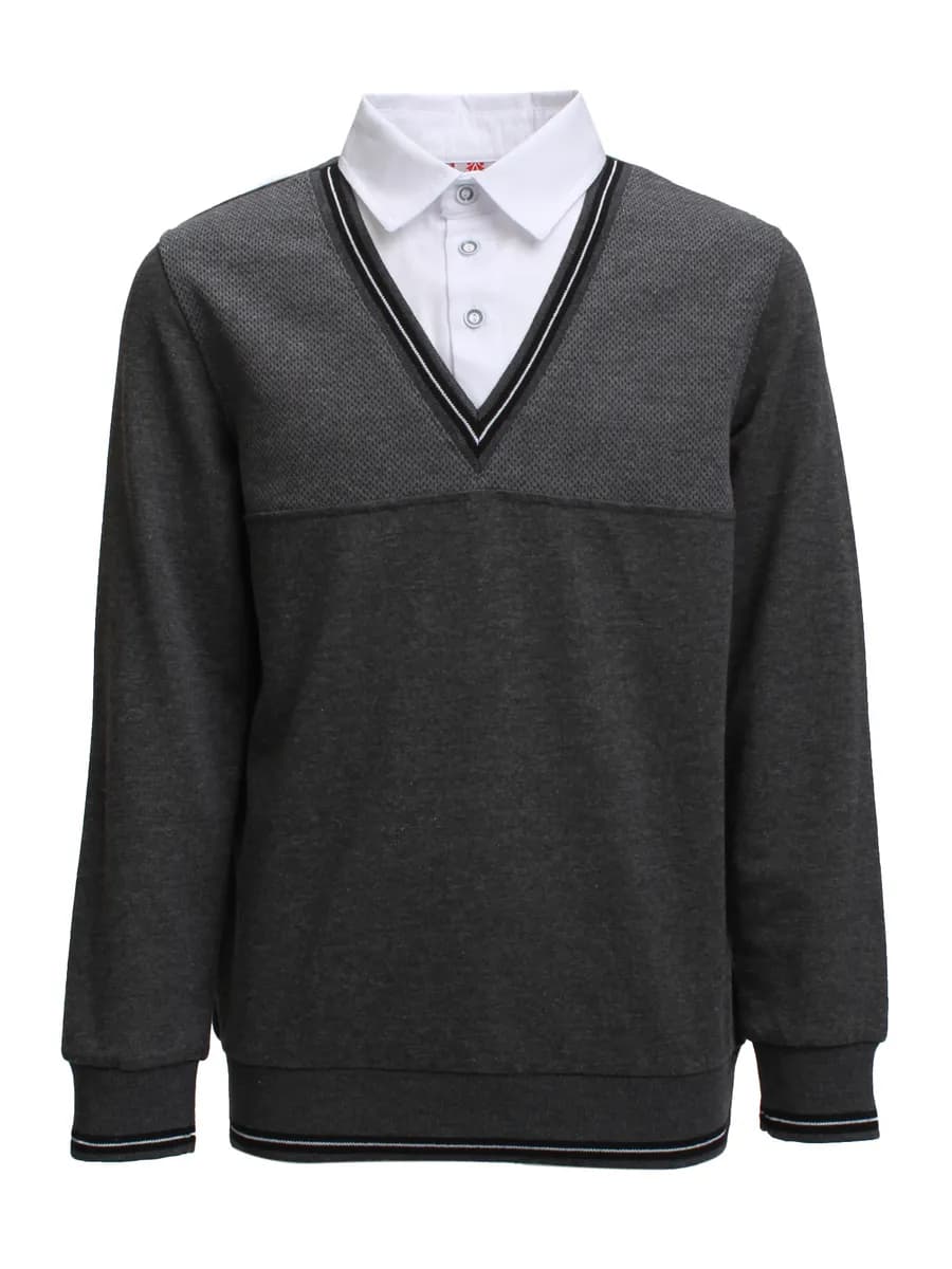 Джемпер обманка в школу