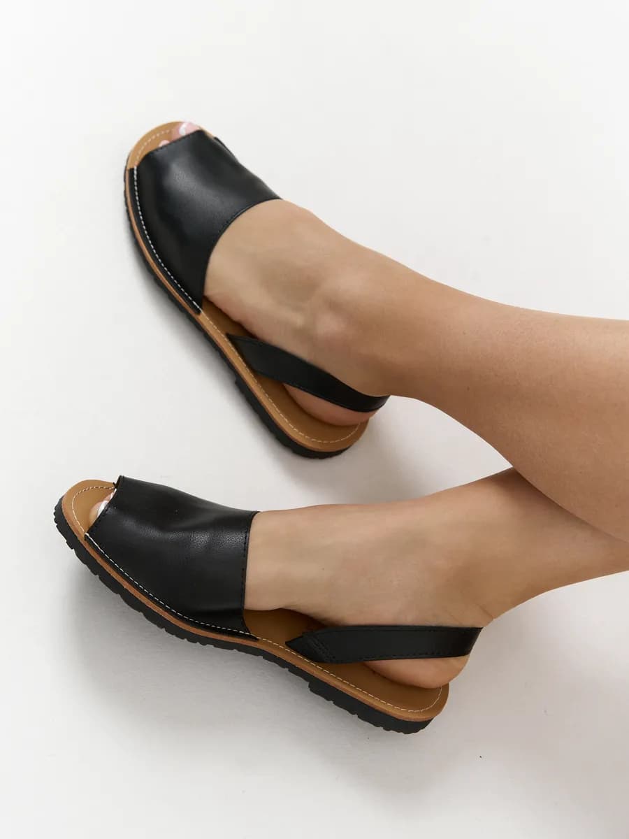 Сандалии женские кожа абаркасы