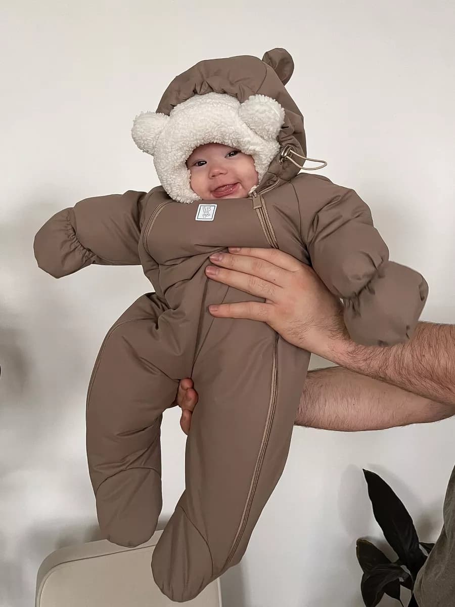 Зимний комбинезон для новорожденных