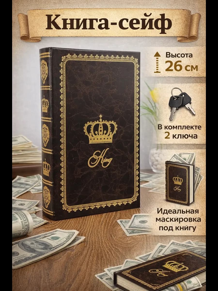 Сейф - книга шкатулка для денег