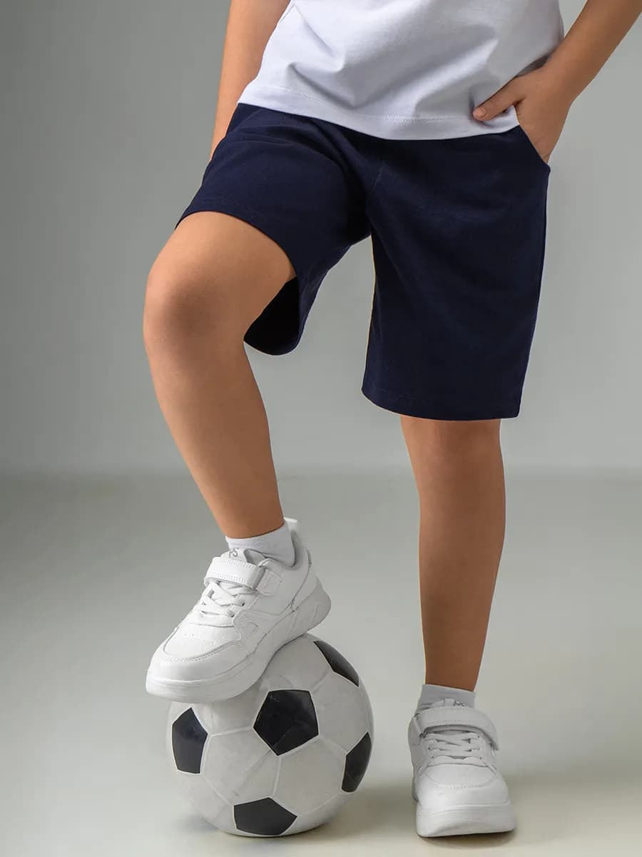 Шорты детские для физкультуры школьные трикотажные