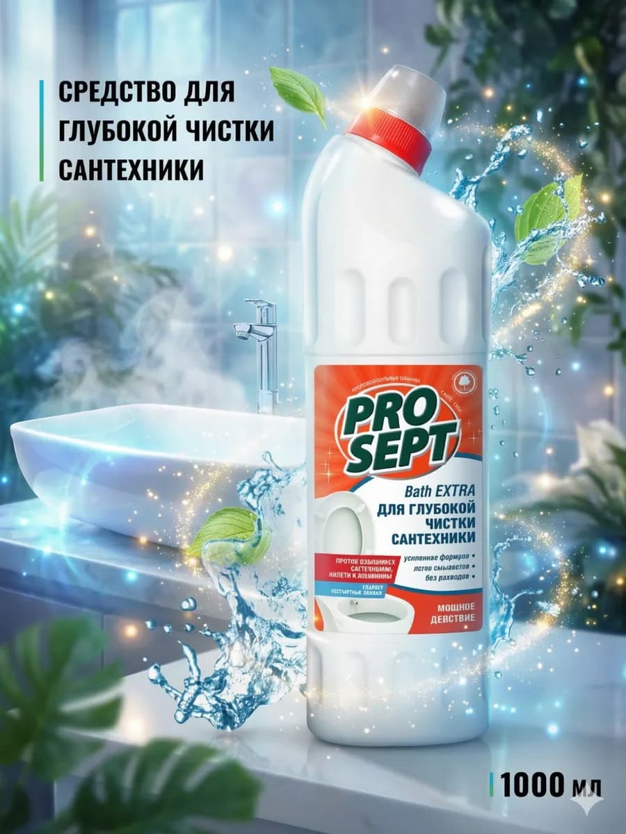 Чистящее средство для сантехники Bath Extra концентрат 1 л