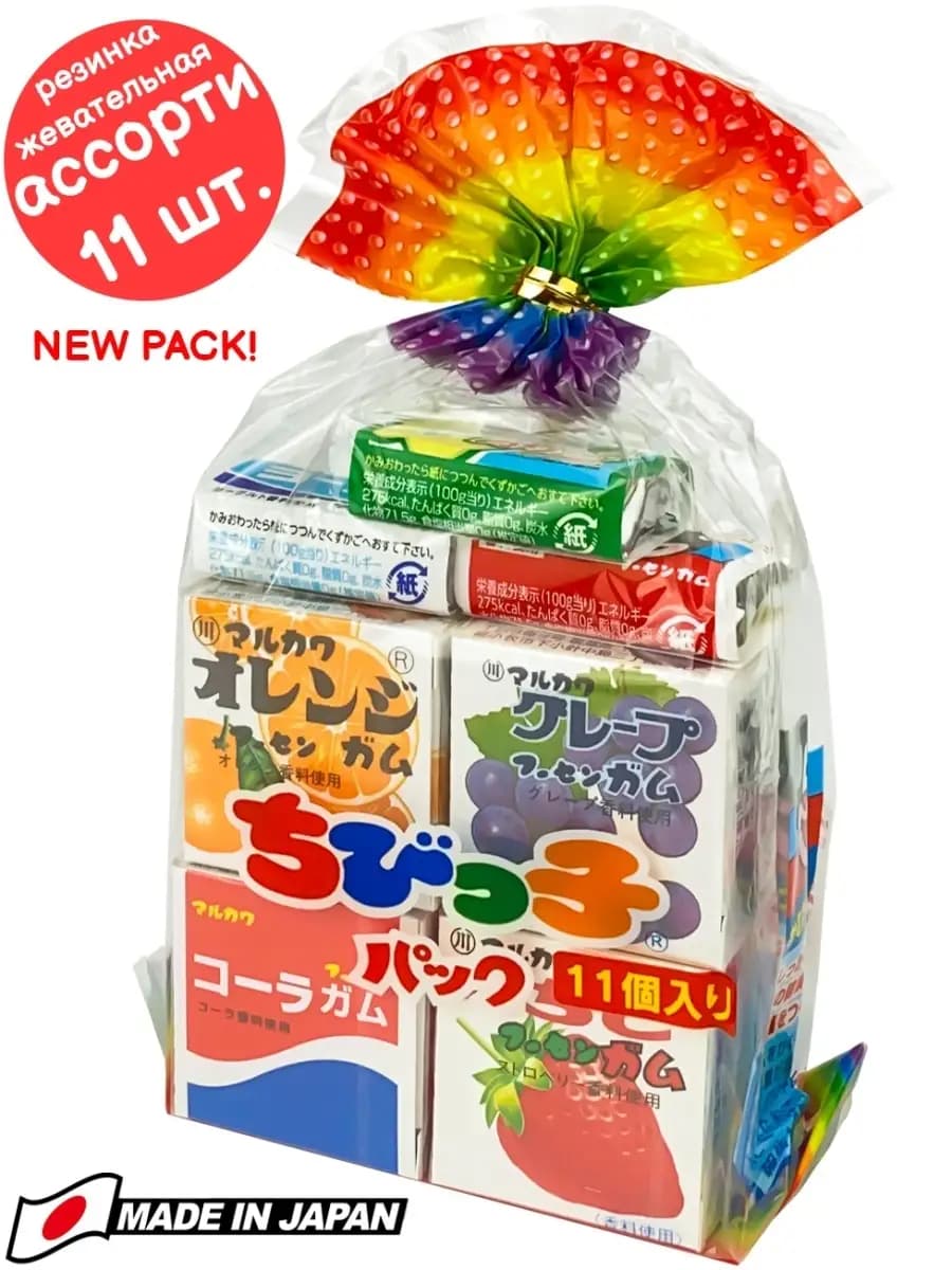 Жевательная резинка Марукава Ассорти из 11шт. Япония