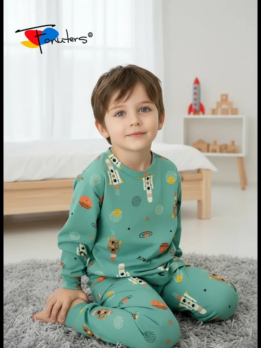 Пижама для мальчика и девочки со штанами