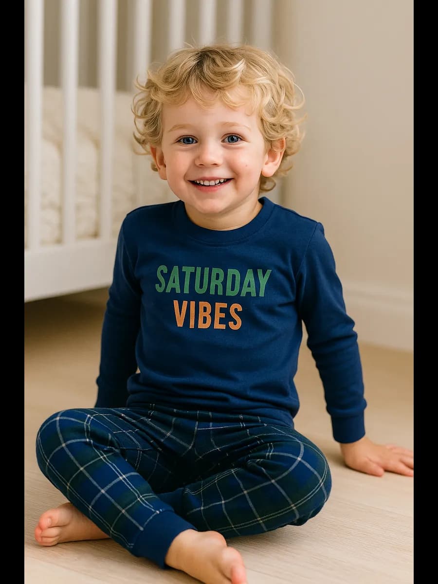 Пижама детская хлопковая со штанами