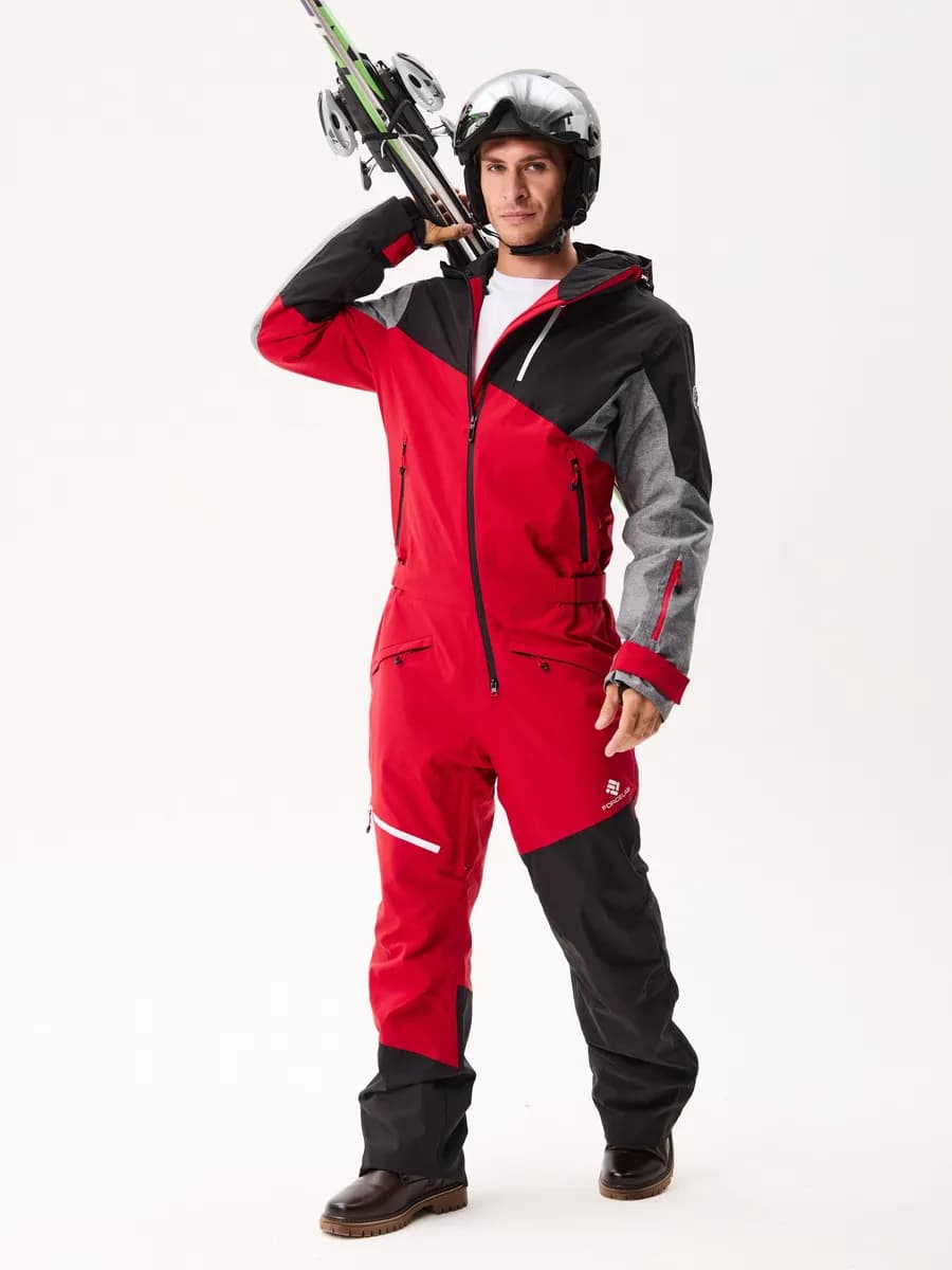 Комбинезон горнолыжный с капюшоном