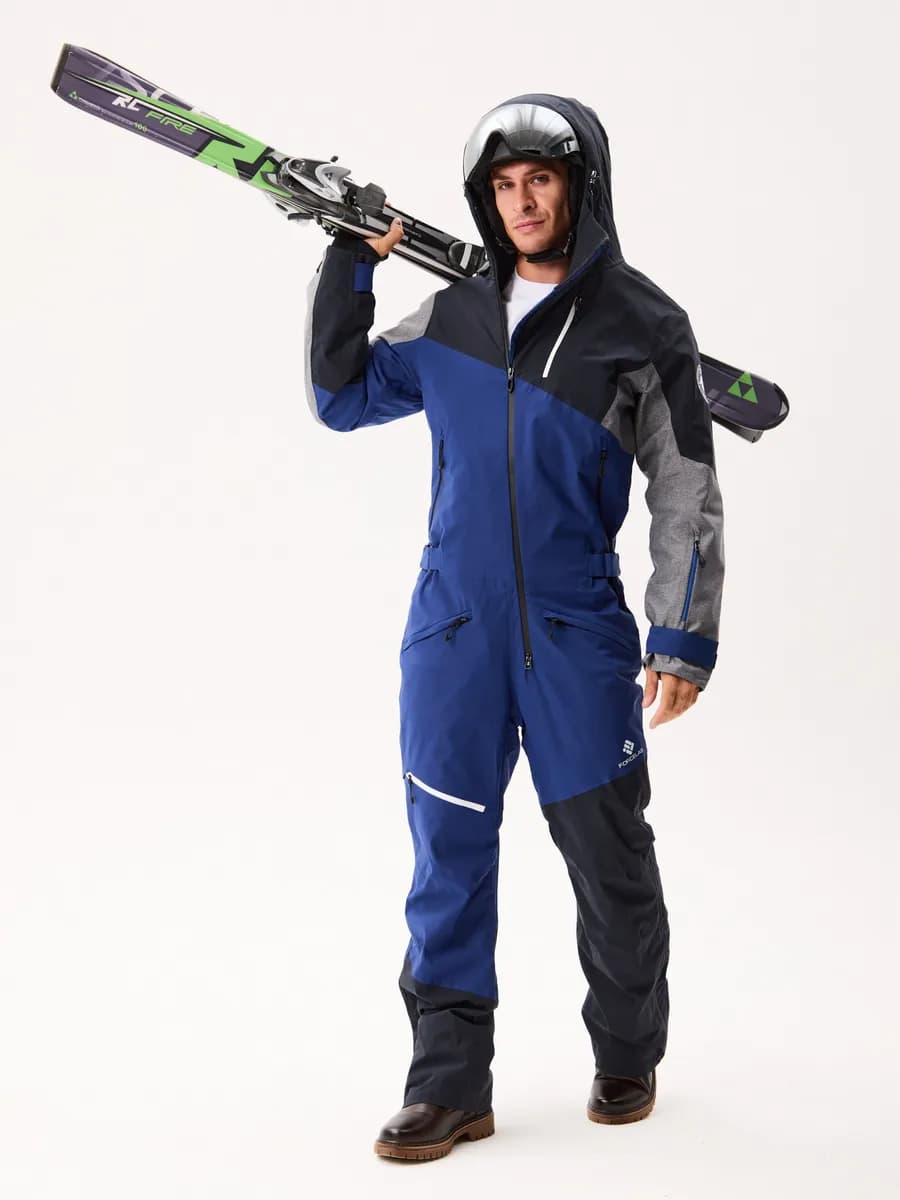 Комбинезон горнолыжный с капюшоном