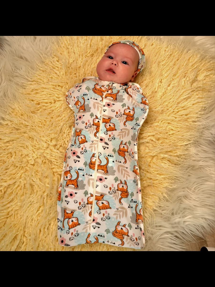 Спальные мешки для младенцев с шапочкой