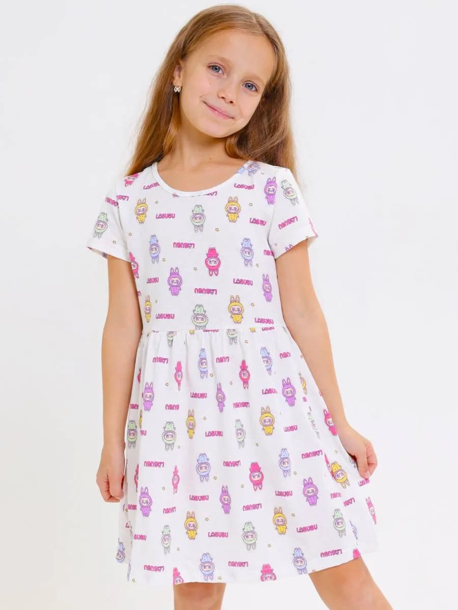 Трикотажное платье в сад и на прогулку