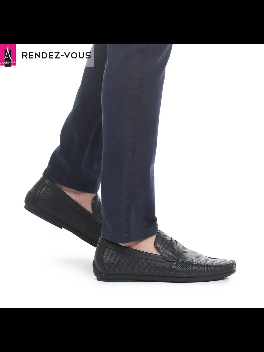 Мокасины дышащие кожаные натуральные