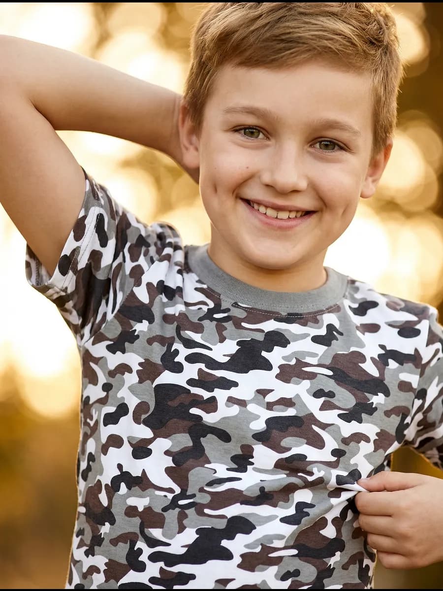 Футболка хлопковая с принтом