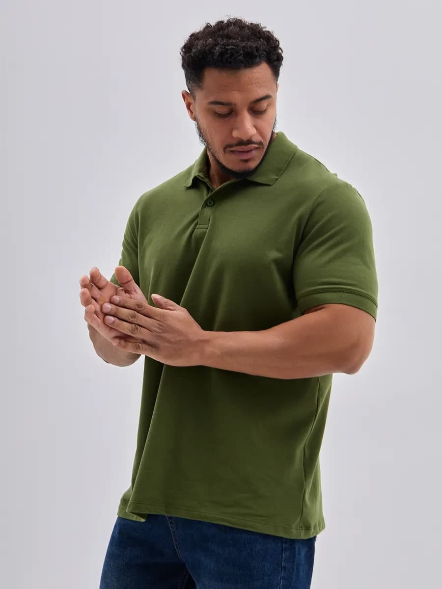 Футболка поло с коротким рукавом