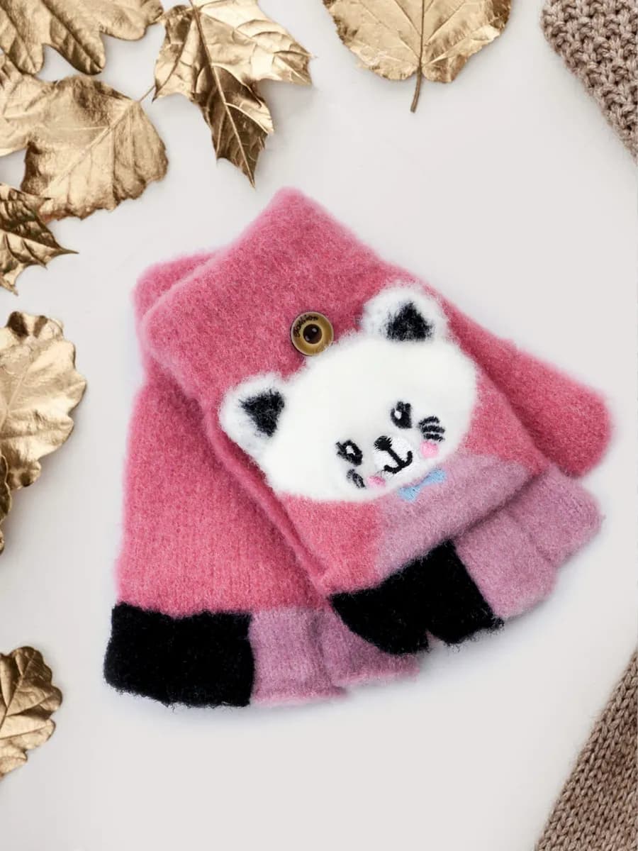 Митенки-перчатки-варежки-без пальцев