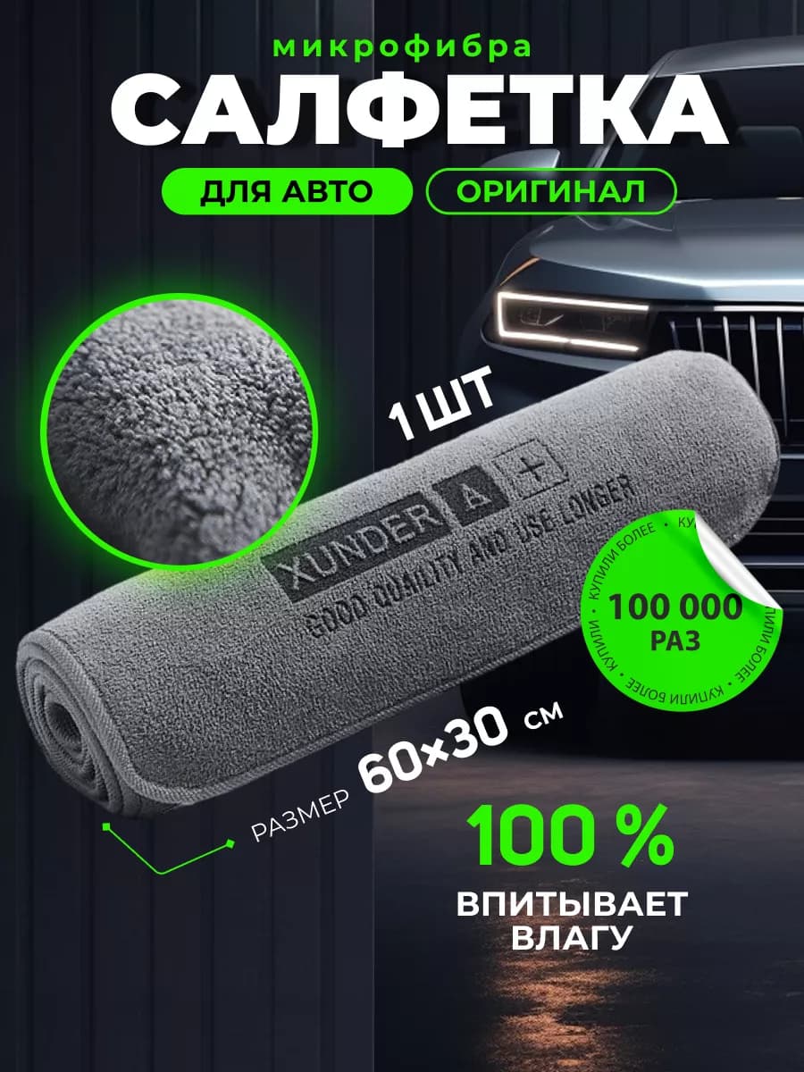 Микрофибра для сушки автомобиля