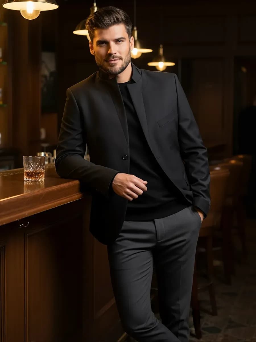 Пиджак под джинсы кэжуал