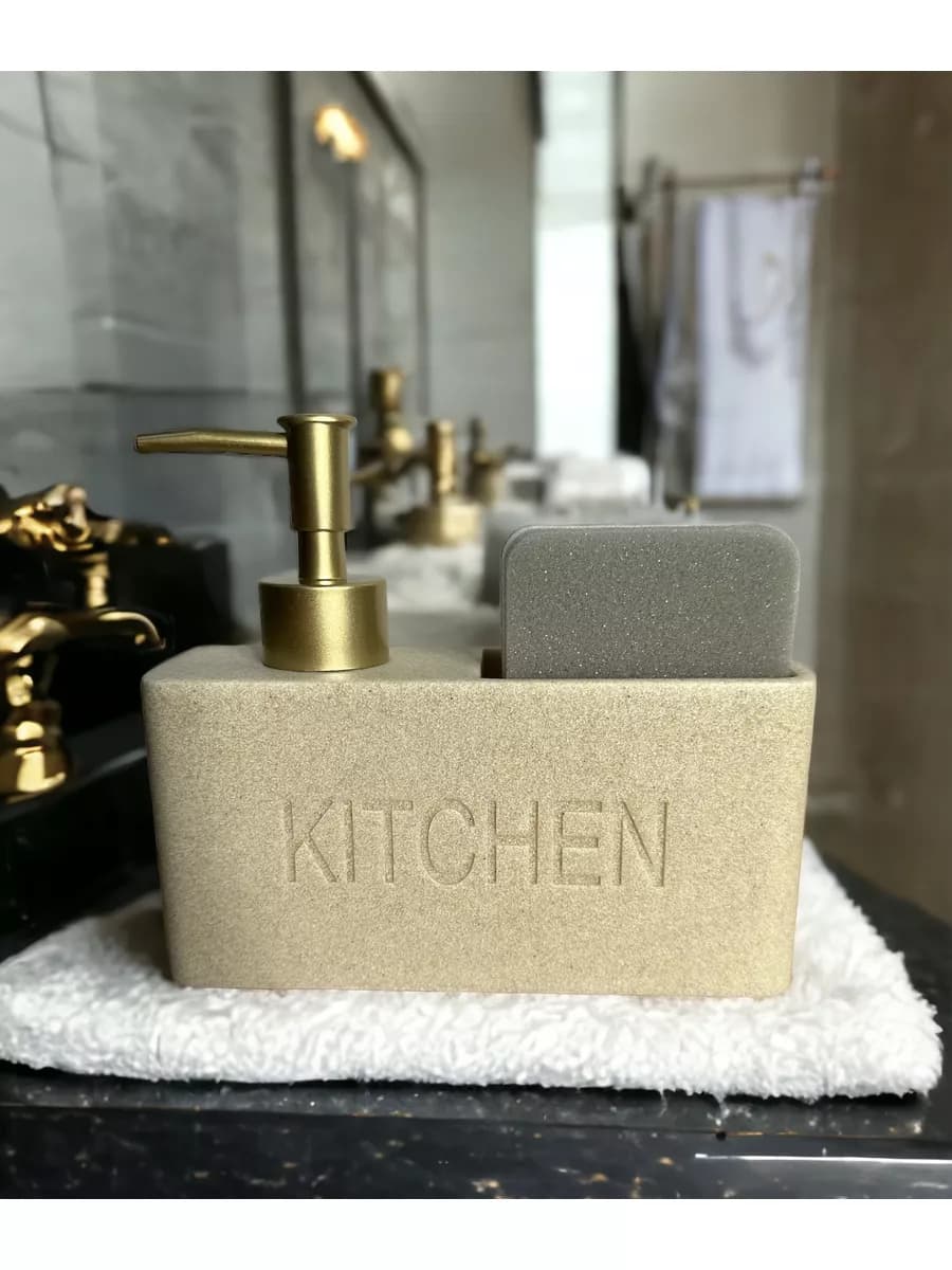 Диспенсер дозатор для моющего средства с губкой