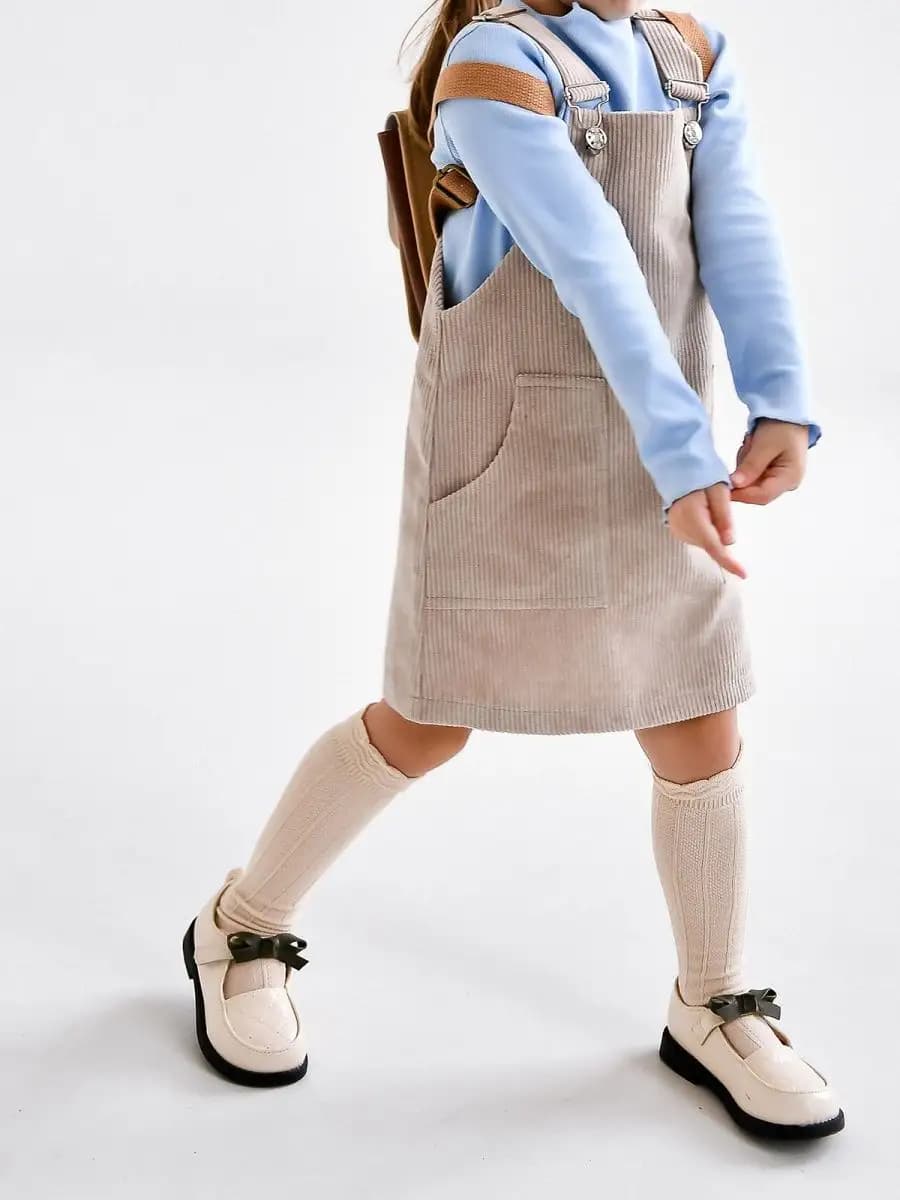 Сарафан вельветовый в садик в школу