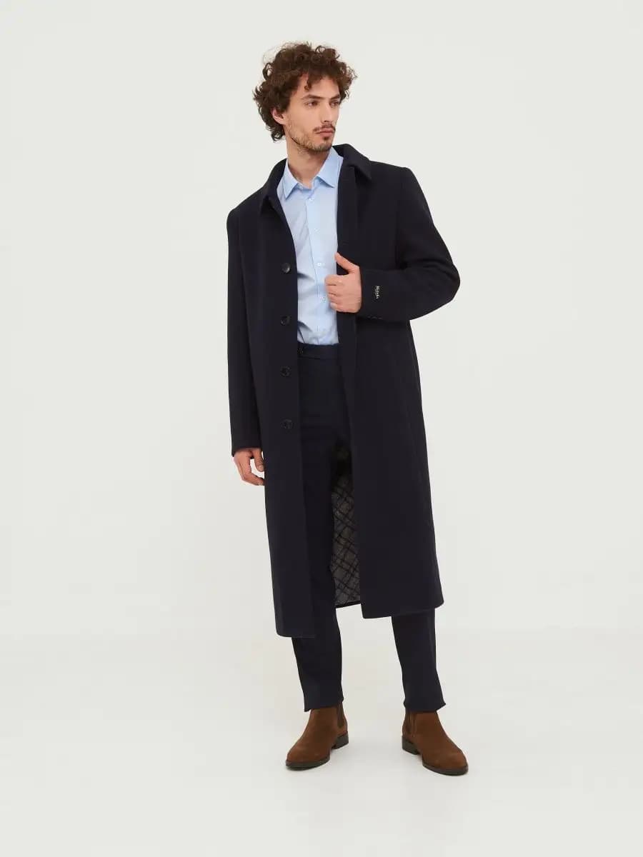 Пальто удлиненное демисезонное