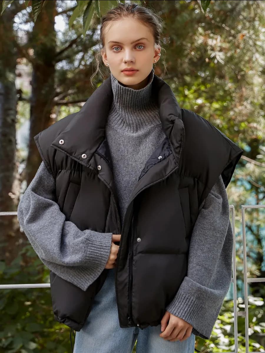 Жилетка утепленная оверсайз