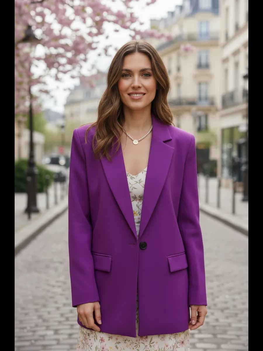 Пиджак оверсайз нарядный жакет на выпускной праздник