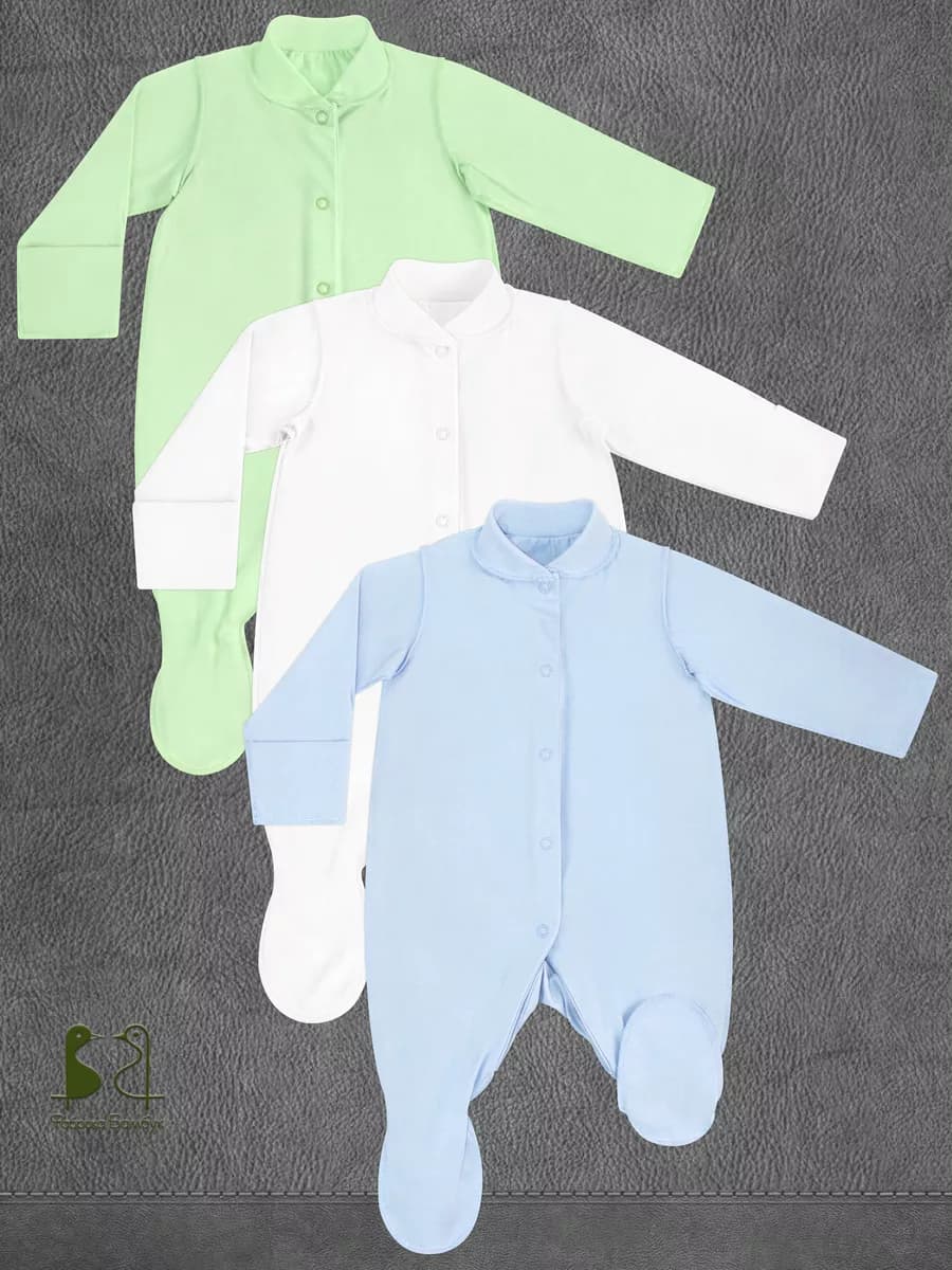 Комбинезон слип набор 3 штуки