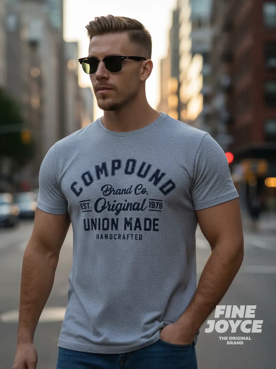 Футболка с принтом больших размеров