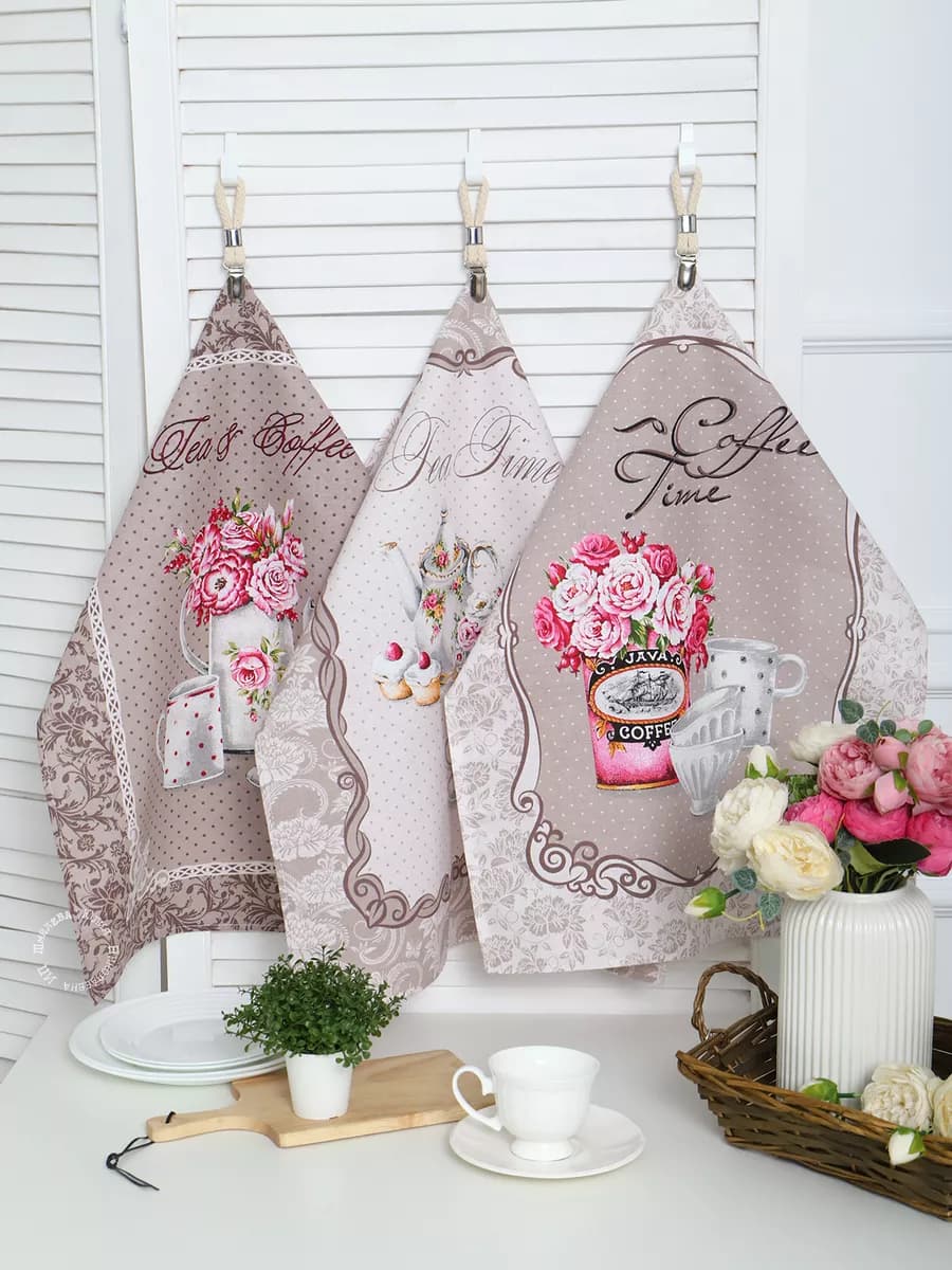 Набор кухонных полотенец комплект 3 шт