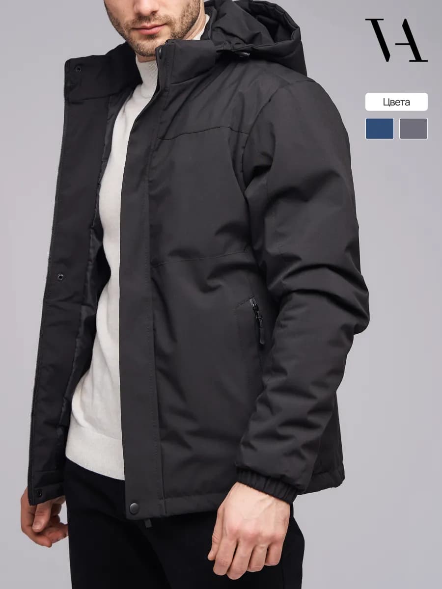 Куртка демисезонная с капюшоном до минус 15