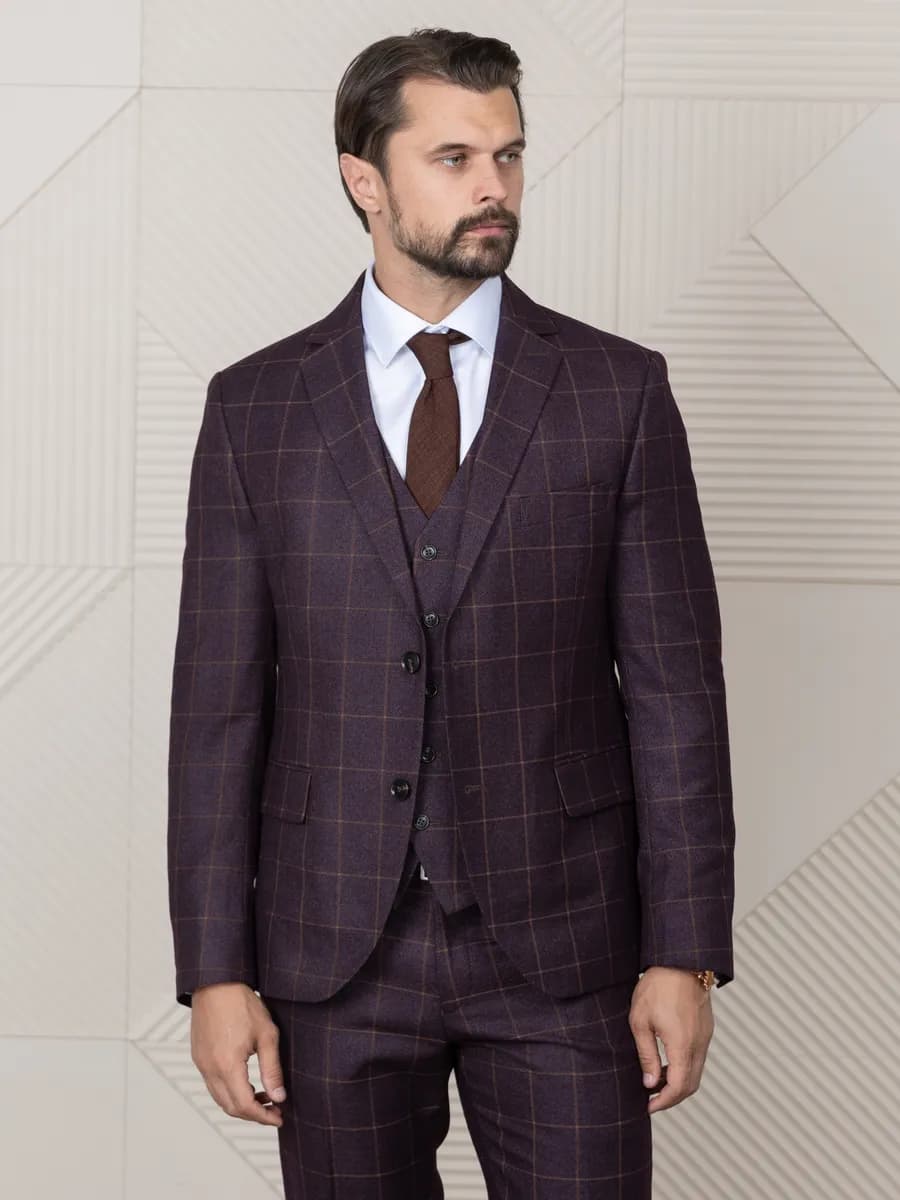 Костюм классический свадебный тройка