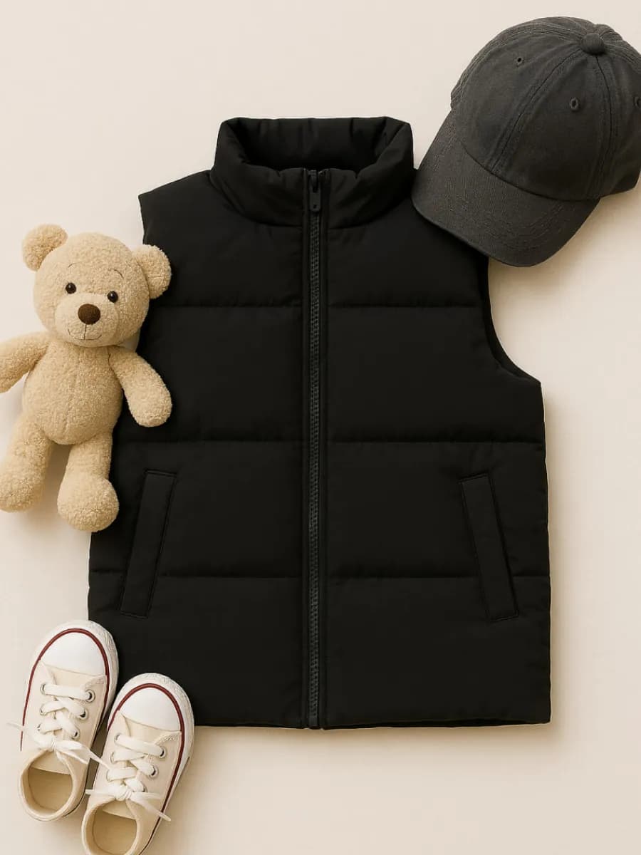 Жилетка детская утепленная безрукавка демисезонная