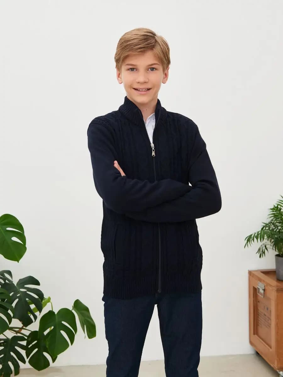 Школьная кофта на молнии