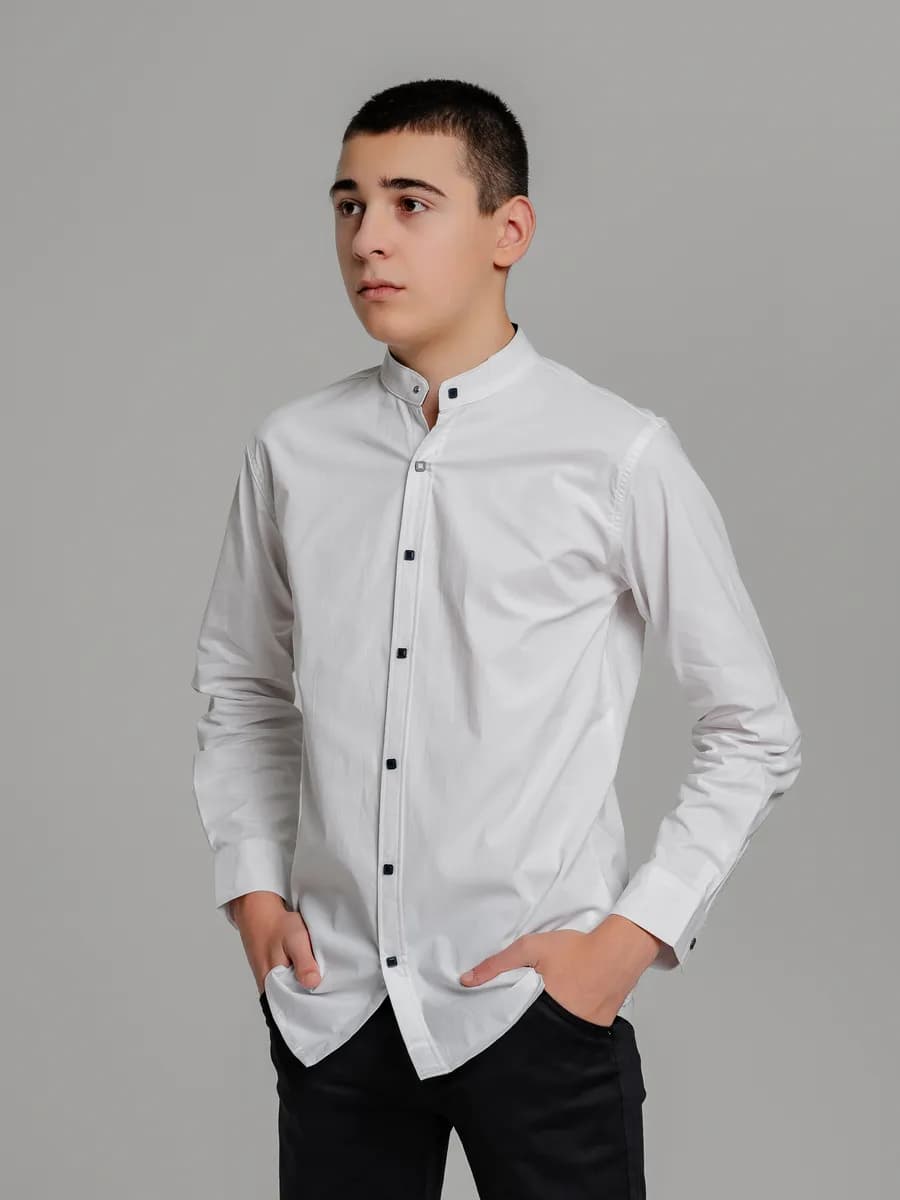Рубашка классическая с длинным рукавом