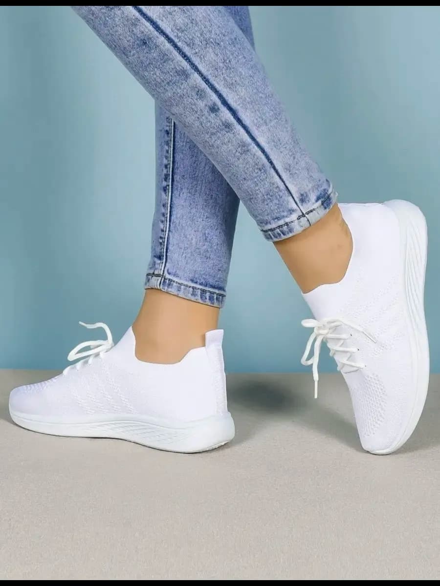 Кроссовки женские Слипоны Тряпочные кроссовки для спорта