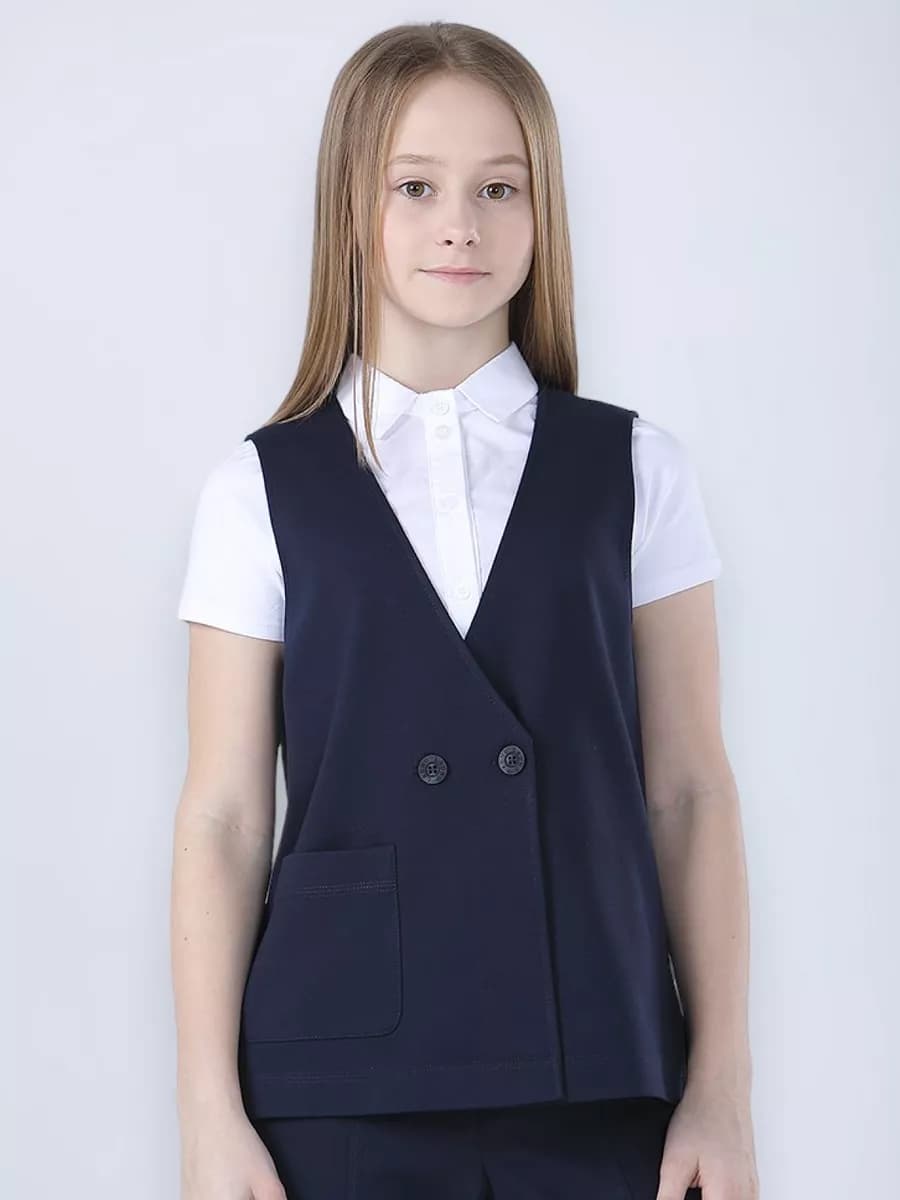 Жилет школьный трикотажный