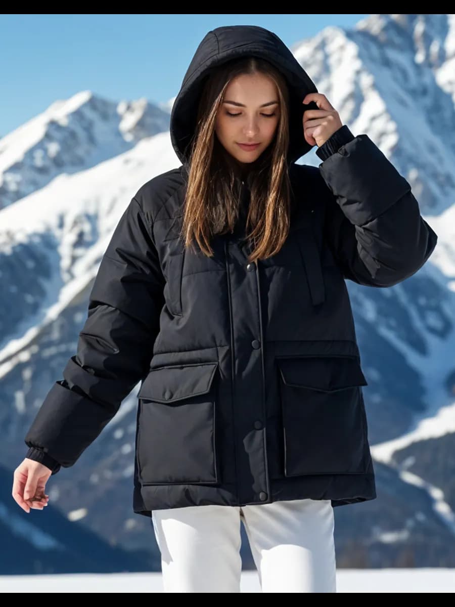 Куртка зимняя с капюшоном